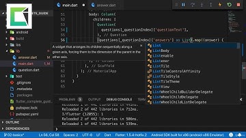 Tutorial #32 - Mapping Lists to Widgets(Flutter App Development Tutorials)