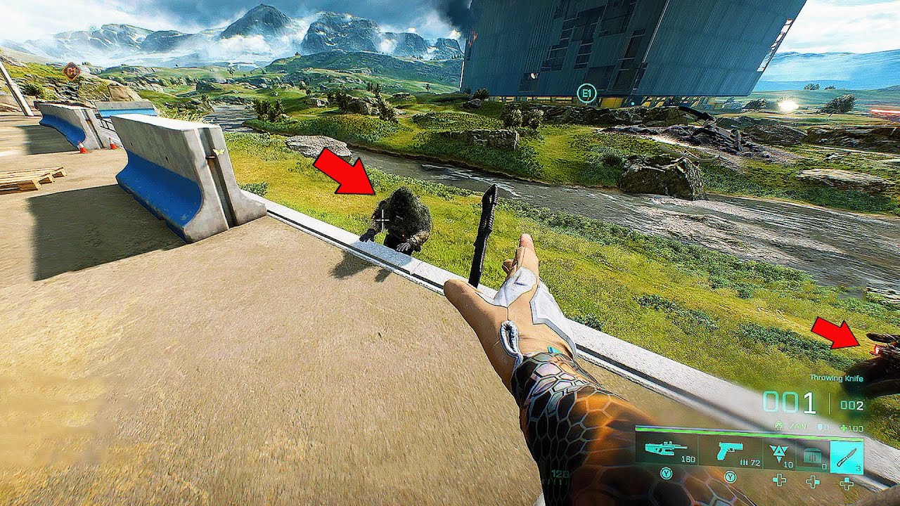 I experienced THROWING KNIVES in BATTLEFIELD 2042 for the first time