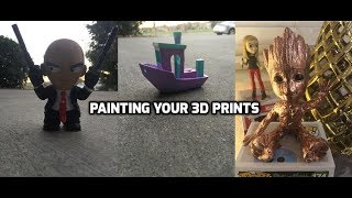 Painting Your 3D Prints @MADDIY