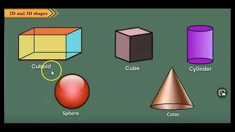 Building with Bricks 2D & 3D shapes