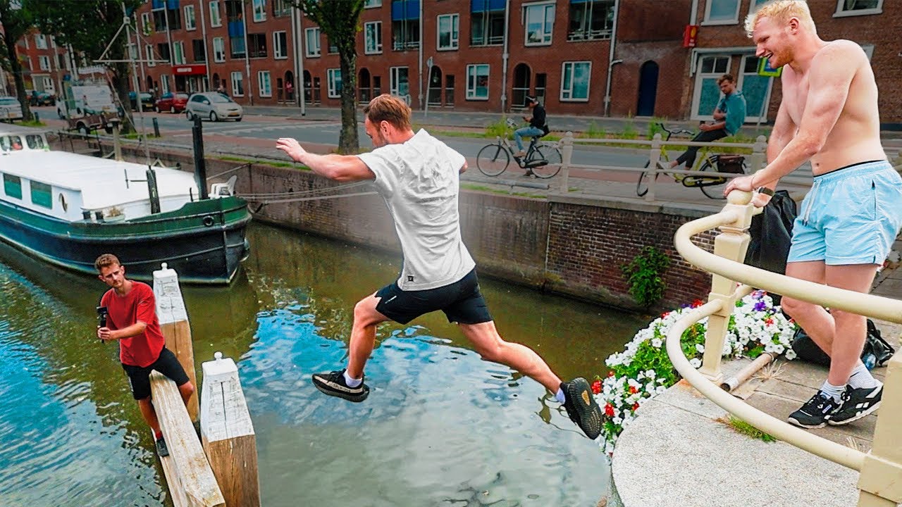 Gevallen met Water Challenge in Leeuwarden...