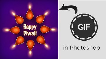 How to make Diwali Gif Animation in Adobe Photoshop | frame Animation
