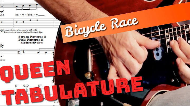 Bicycle Race Guitar version - Guitar performance video thumbnail