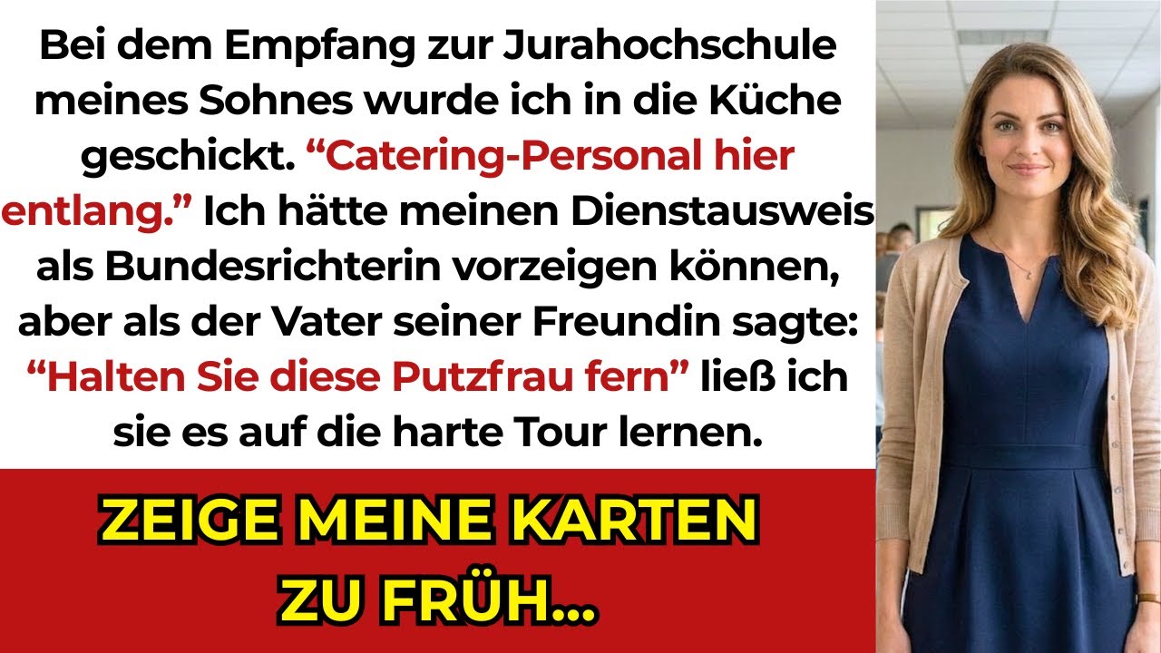 Sie dachten, ich sei nur die Kellnerin. Sie wussten nicht, dass ich die Richterin war, die ihren 40-Milliarden-Fall entscheiden würde. Als Siegfried Talberg seiner arroganten Tochter erlaubte, das...