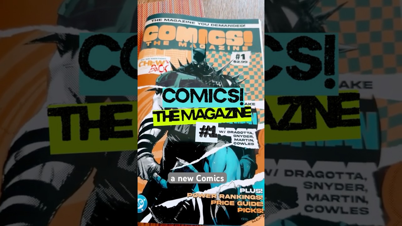 COMICS! THE MAGAZINE #1 Review #mywednesdaycomics #comics - YouTube
