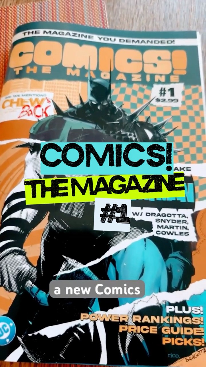 COMICS! THE MAGAZINE #1 Review #mywednesdaycomics #comics - YouTube