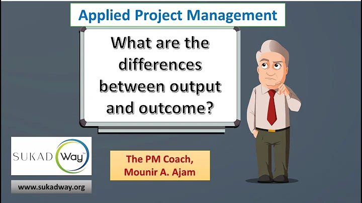 What are the differences between output and outcome?