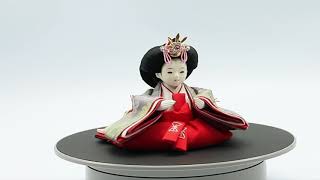 とてもかわいいコンパクトな雛人形　小春雛　収納タイプ 親王タイプ 三段飾り 素敵なお雛様を取扱い。静岡県藤枝 人形のひなせい