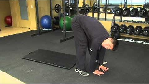 Deep Squat to Hamstring Stretch