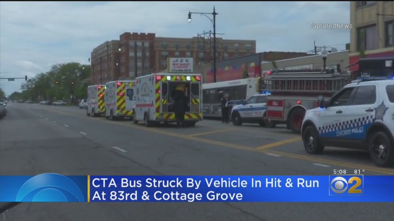 Cta Bus Struck By Vehicle In Hit And Run At 83rd And Cottage Grove