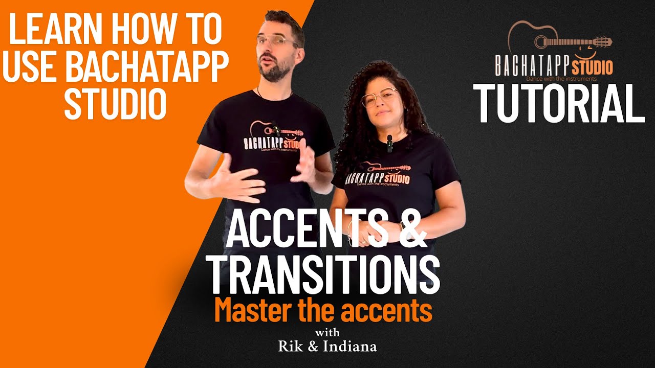 TUTORIAL COMO USAR BACHATAPP STUDIO RIK E INDIANA  ACENTOS MUSICALES