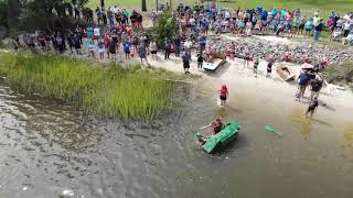 Oak Island Police Department s Community Resource Officer 1st Annual Carboard Boat Race Full Event