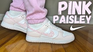 nike paisley dunks pink