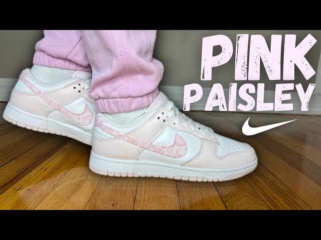 CLEAN COLORWAY! Nike Dunk Low Pink Paisley Review & On Feet!