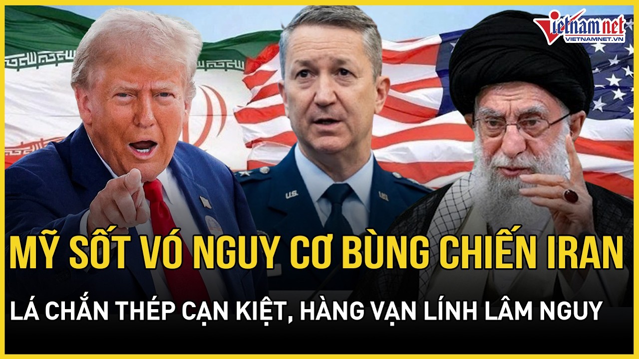 MỸ SỐT VÓ nguy cơ bùng chiến Iran: Lá chắn thép cạn kiệt, hàng vạn binh sĩ đối mặt nguy hiểm cực độ
