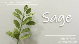 How to Crochet a Beautiful Sage | Detailed Crochet Tutorial @UnithreadCrochet