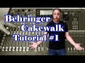 Enregistrer de la musique  laide du behringer x32 et de cakewalk partie 1