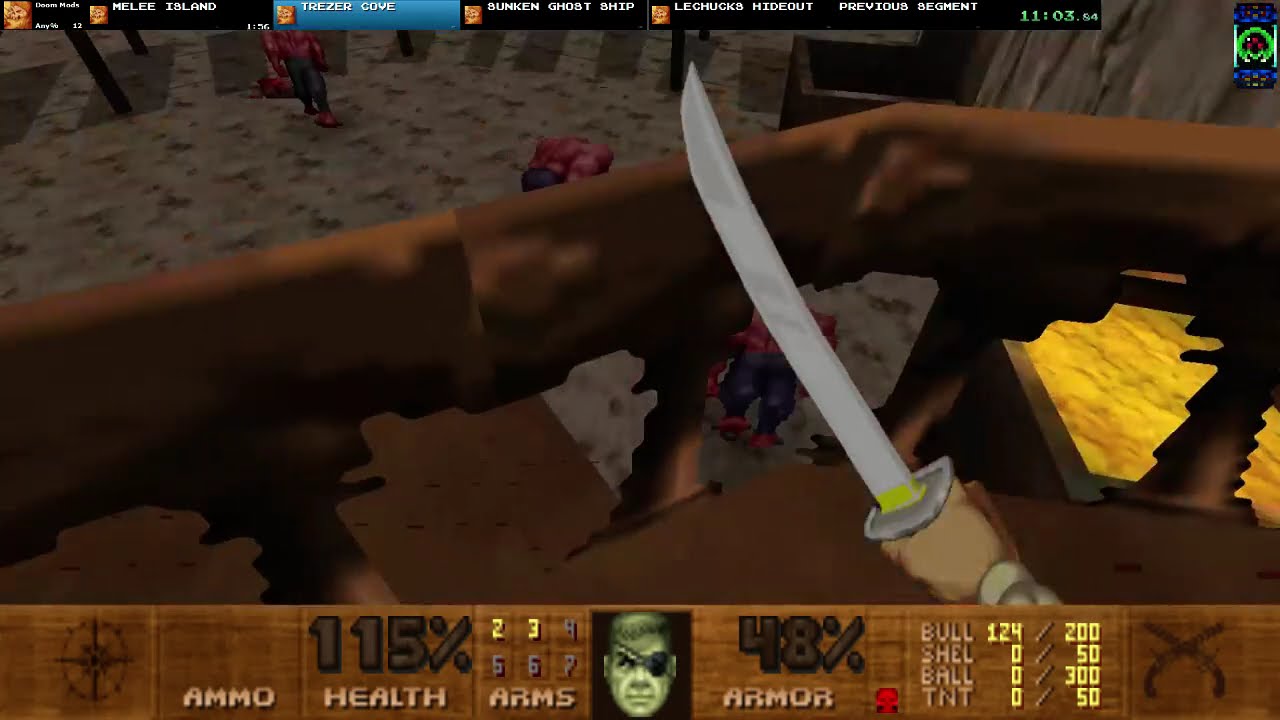 Pirate Doom race with Kingdime and Cirno tv