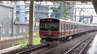 むさしの号、しもうさ号の回送?「立川駅」を豊田方面発車