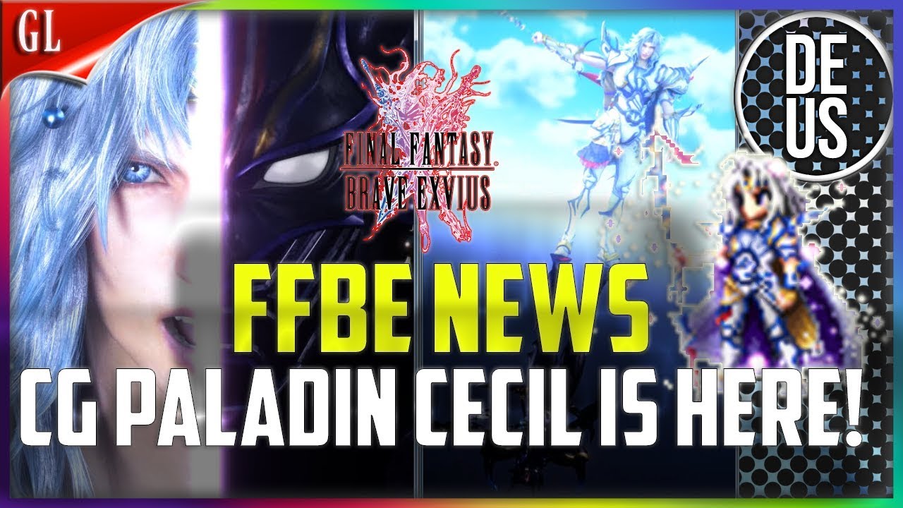CG Paladin Cecil is here! Item World! FFBE News Final Fantasy Brave Exvius Global | FFBE GL