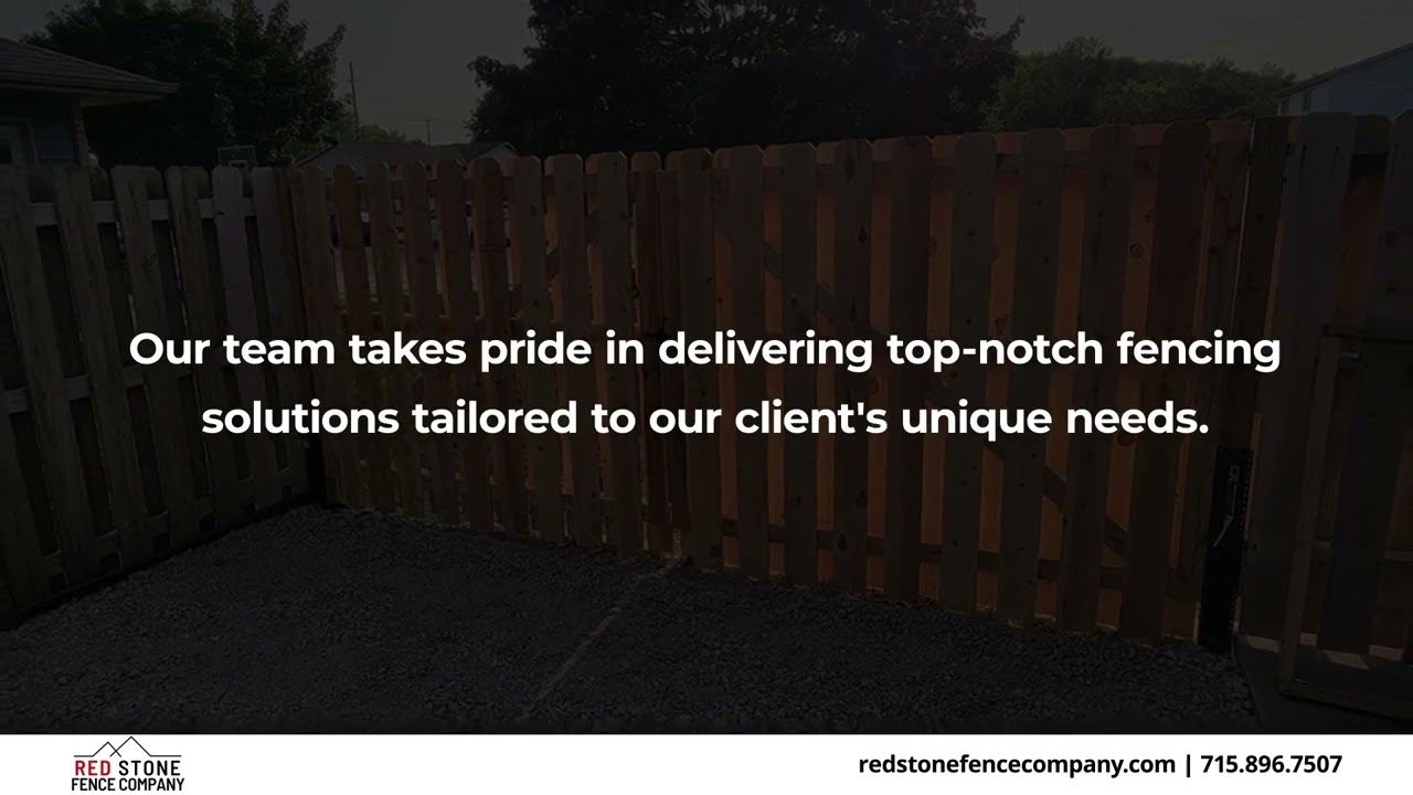 Red Stone Fence Company Sparta Wisconsin 54656