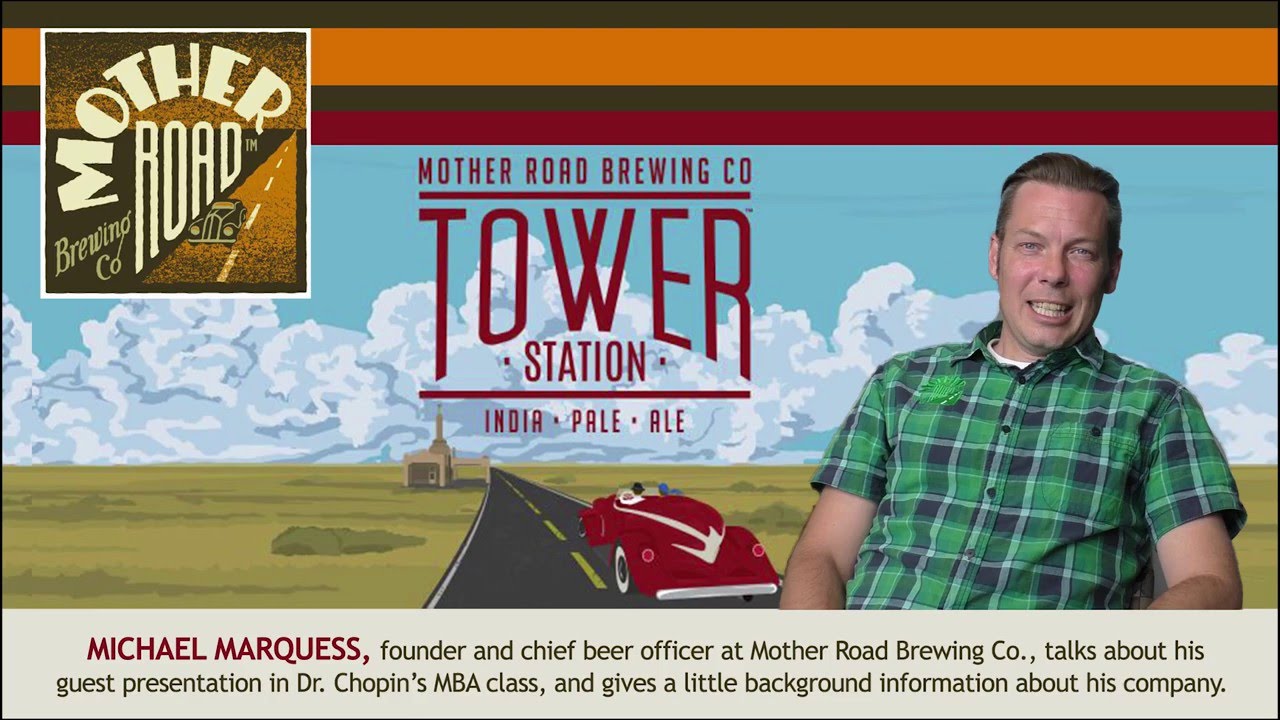 Michael Marquess with Mother Road Brewery