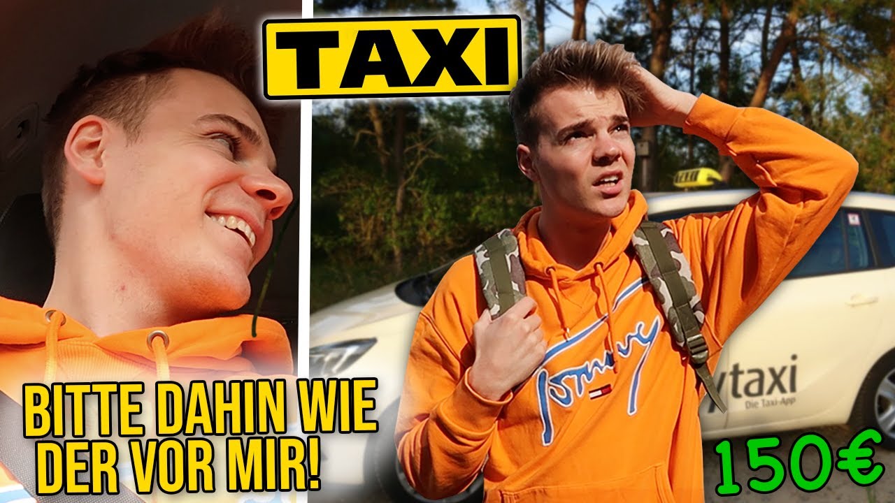 Mit TAXI DORT HIN FAHREN wie die PERSON VOR MIR! 😂