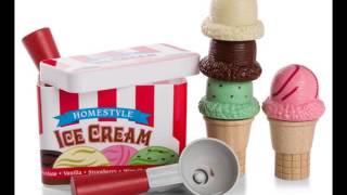  Melissa & Doug Scoop and Stack Ice Cream Cone Magnetic