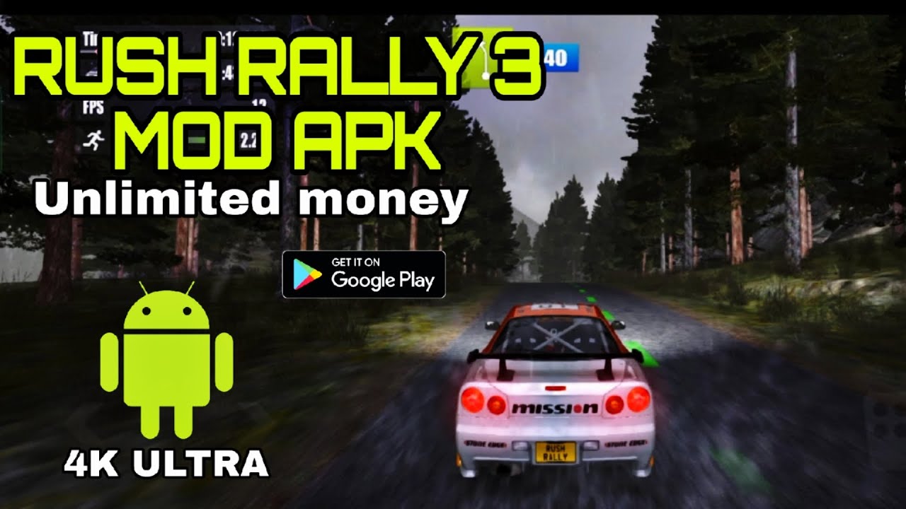 GAME ANDROID: [ RUSH RALLY 3 ] Mod unlimited money. - YouTube