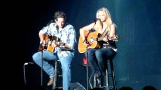 Video thumbnail of "Miranda and Blake singing "More Like her""