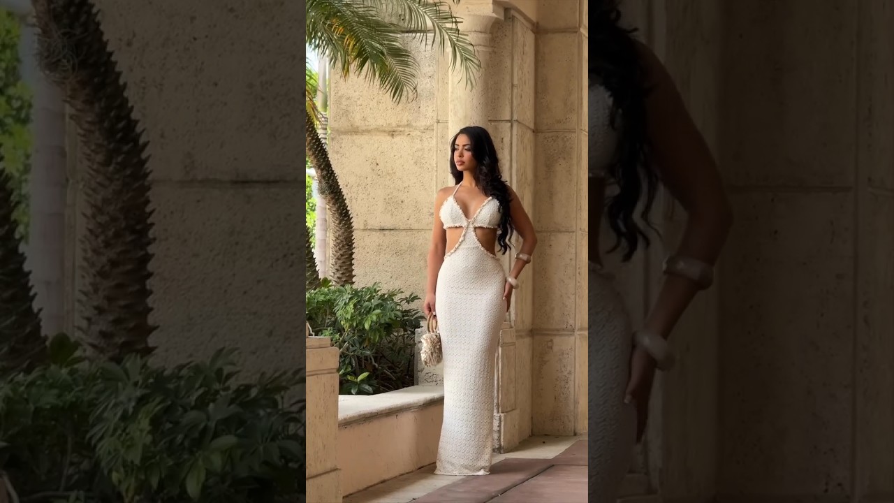 The perfect  our Julia Crochet Halter Maxi Dress #fashion #model  #beauty #style #outfit #shorts - YouTube