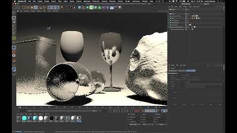 Cinema4D S22 : Area Lights, Physical Render, Physical Camera : Part 2 : Physical Render and Camera
