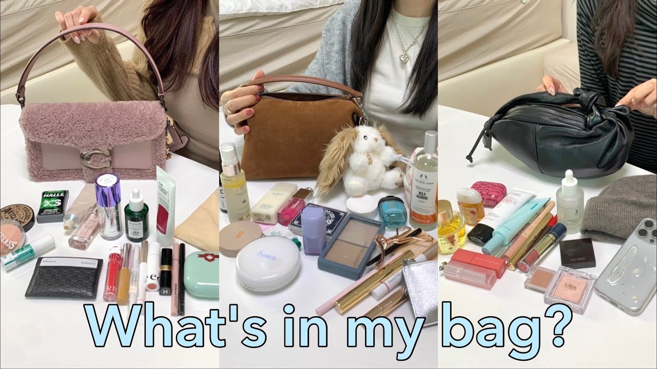 돌아온 레전드 인마이백 소녀들..👜💗 찐친들의 가방+최애템 몽땅! what's in my bag?