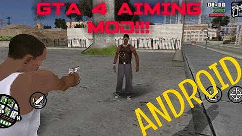 GTA 4 AIMING MOD || GTA SA Android || Advance aiming
