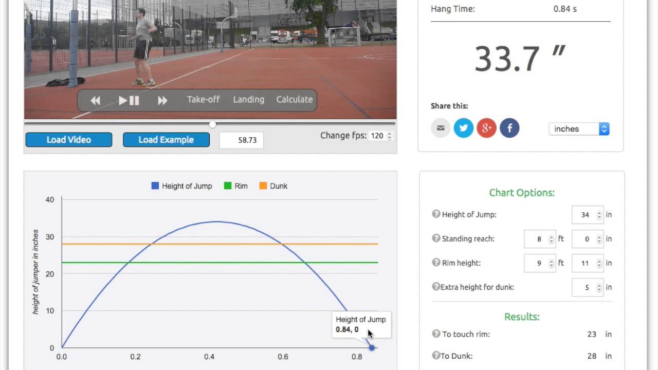 How to measure your vertical jump height with www ...