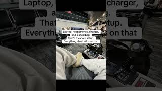 Working from anywhere just got easier  #fyp #travelpillow #plane #office #sponsored