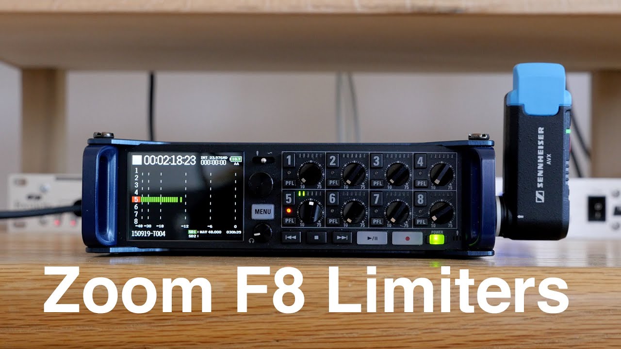 Zoom F8 Input Limiters YouTube