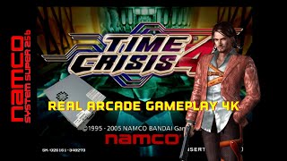 Time Crisis 4 real arcade captured gameplay 4K 60 FPS (Not PS3 or MAME!)