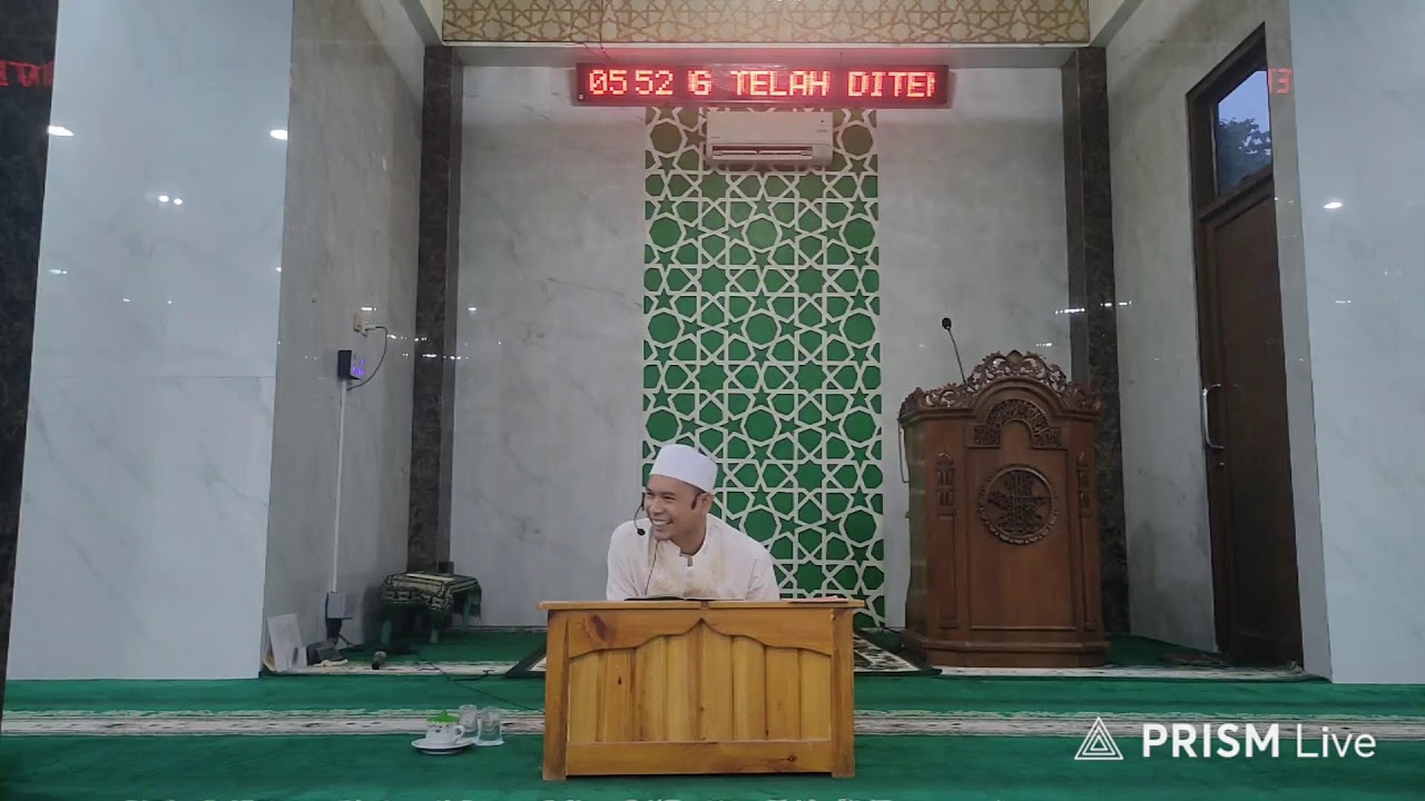 Siaran langsung Kajian Rutin, Masjid Baitul Iman GCC