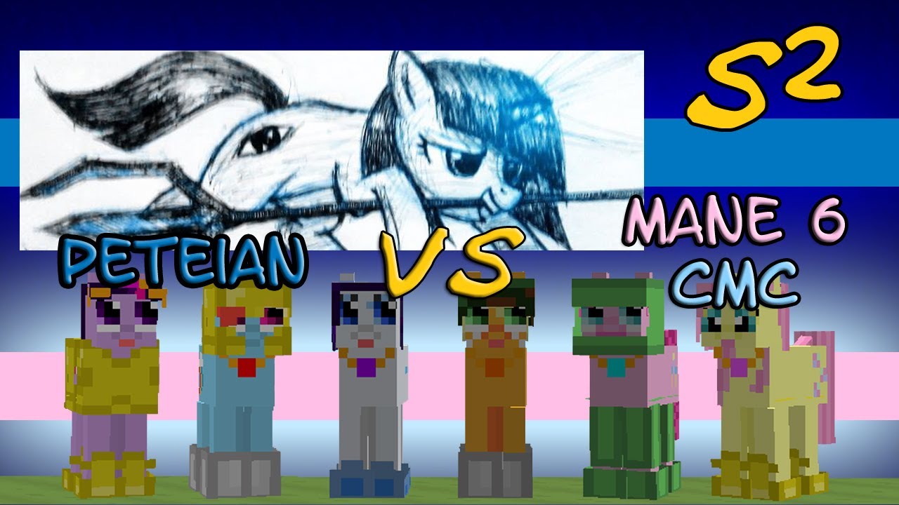 Let's Battle - Mane 6 CMC vs 10 Peters