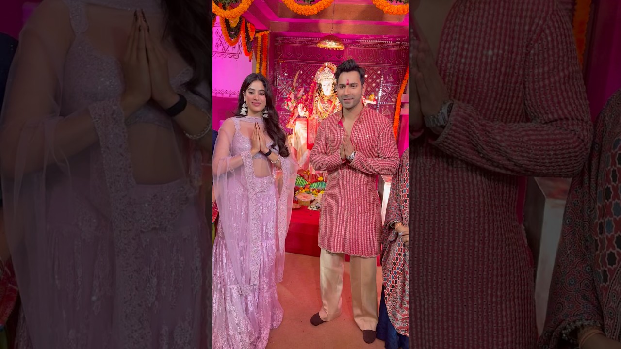 Janhvi Kapoor & Varun Dhawan at Kora Kendra | Promote Sunny Sanskari Ki Tulsi Kumari 🎬