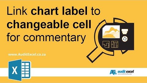 Link chart label to cell in Excel 2007- Trick- still works in the latest versions of Excel