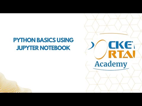 Python Basics using Jupyter Notebook