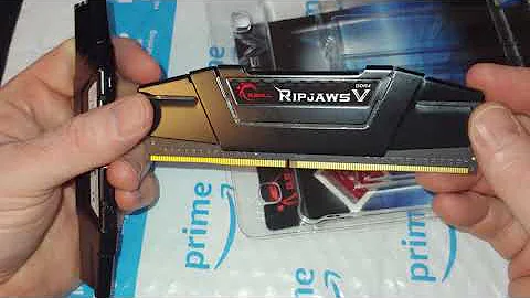 Unboxing G Skill Ripjaws DDR4 3600Mhz 288 pin