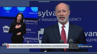PA man facing charges after threatening Governor Wolf