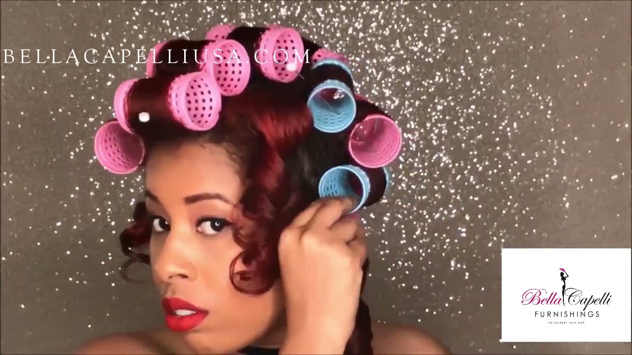 Hourglass / Tension natural hair rollers and why they are beneficial for curly hair.