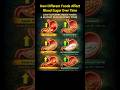 Best Food For Diabetes And Blood Sugar Control🍎How Foods Affect Blood Sugar Over Time🍌⚕️#viralshorts
