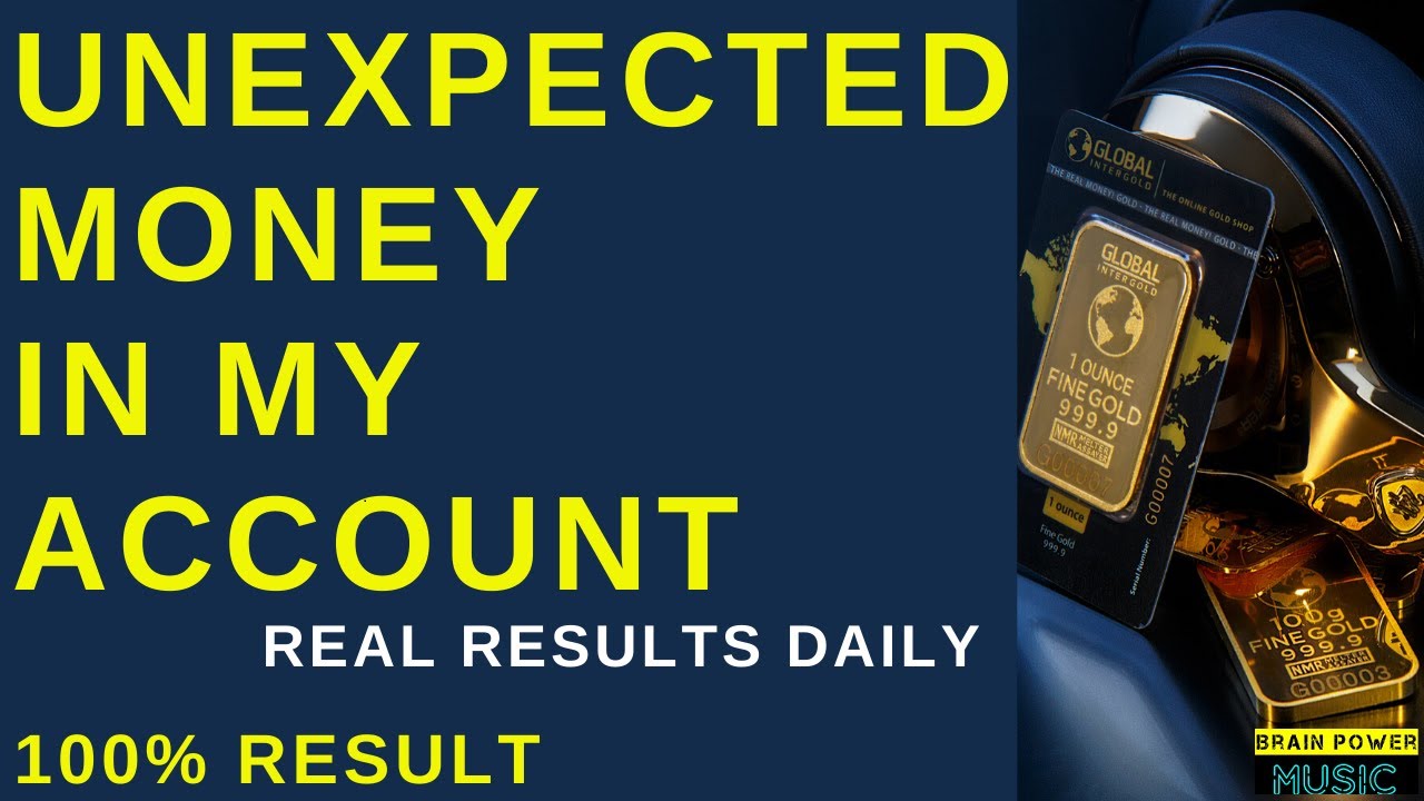 Unexpected Money in My Account - Real Results Daily | Miracle Happens , 100% Result