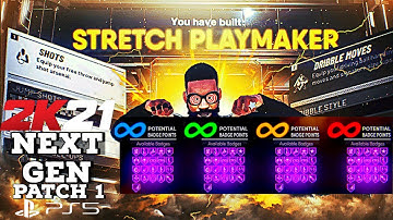 🚨NEW🚨BEST STRETCH PLAYMAKER In 2K21 NEXT GEN After Patch 1. This build gets Elite contact dunks