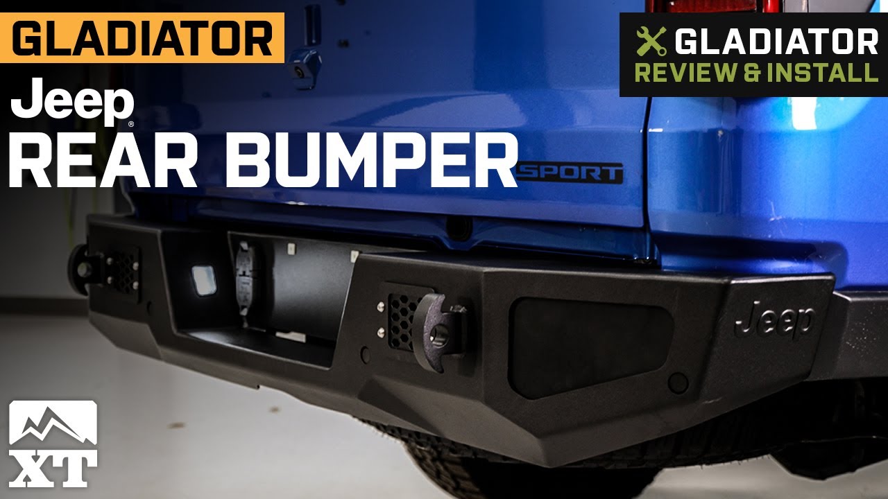 Jeep Gladiator JT Officially Licensed Jeep HD Rear Bumper Review & Install